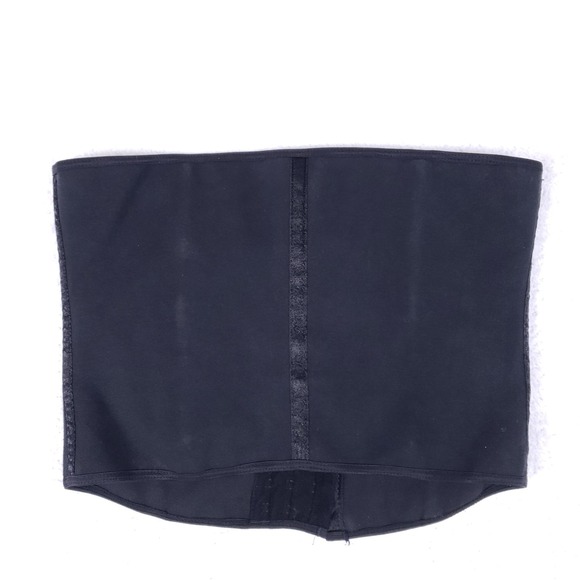 Tissini Waist Trainer Faja Cincher Black Hook And Eye Shapewear Compression Sz M - Picture 7 of 7